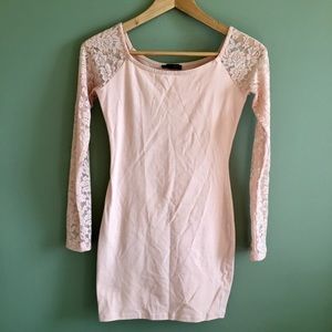 Pastel Pink Bodycon Dress